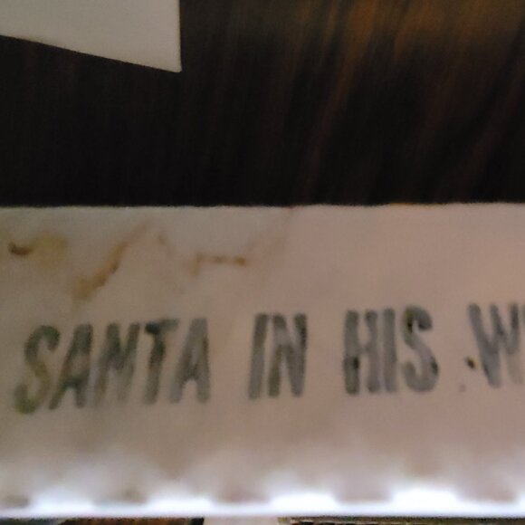 The Edwin Knowles China Co. 1984 Plate Norman Rockwell "Santa in His Workshop", - Picture 9 of 9